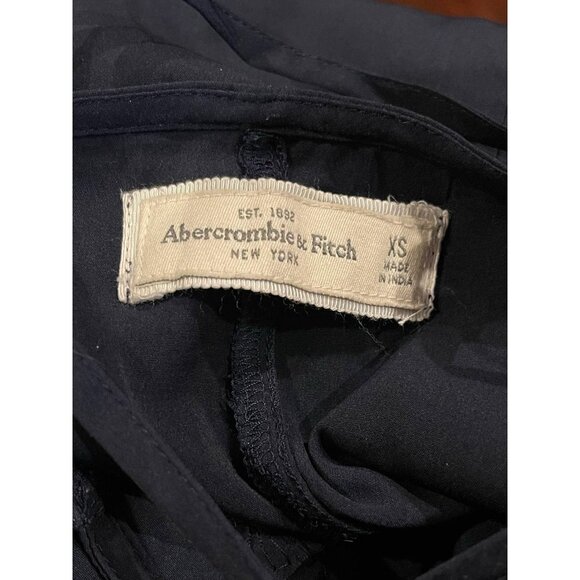 Abercrombie & Fitch Navy Beaded Boho Cami Spaghetti Strap Tank Top Women Size XS - Picture 5 of 16